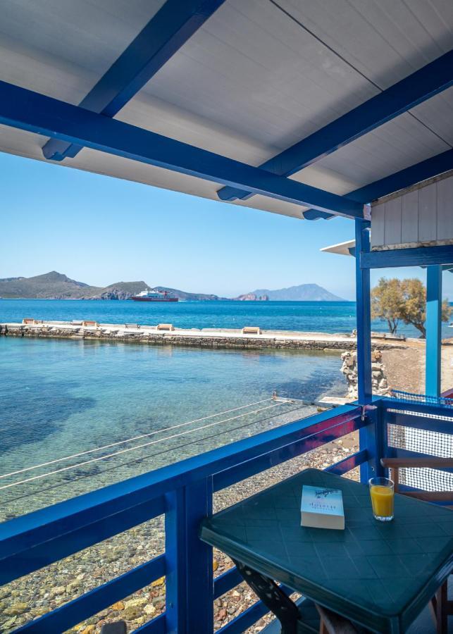 Blue Traditional Boathouse In Klima Klima  Exterior photo
